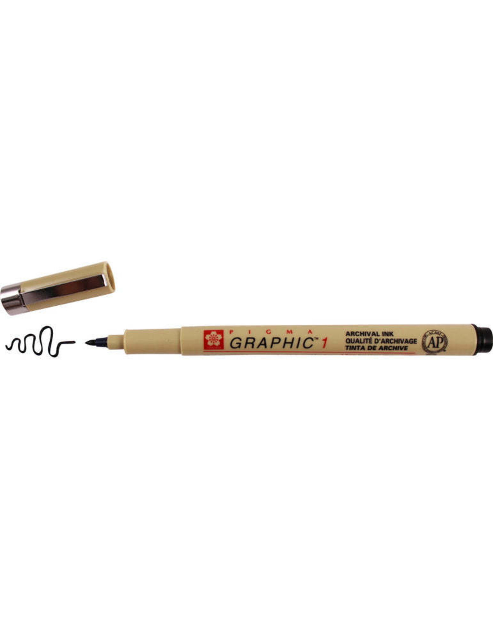 SAKURA SAKURA PIGMA GRAPHIC MARKER 1.00 mm BLACK