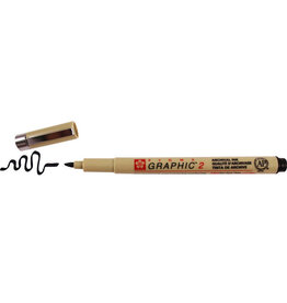 SAKURA SAKURA PIGMA GRAPHIC MARKER 2.00 mm BLACK
