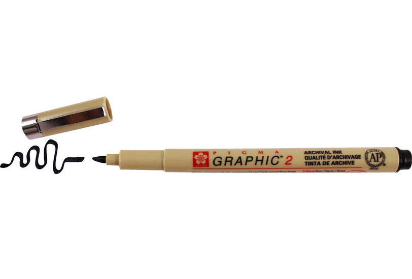 SAKURA SAKURA PIGMA GRAPHIC MARKER 2.00 mm BLACK