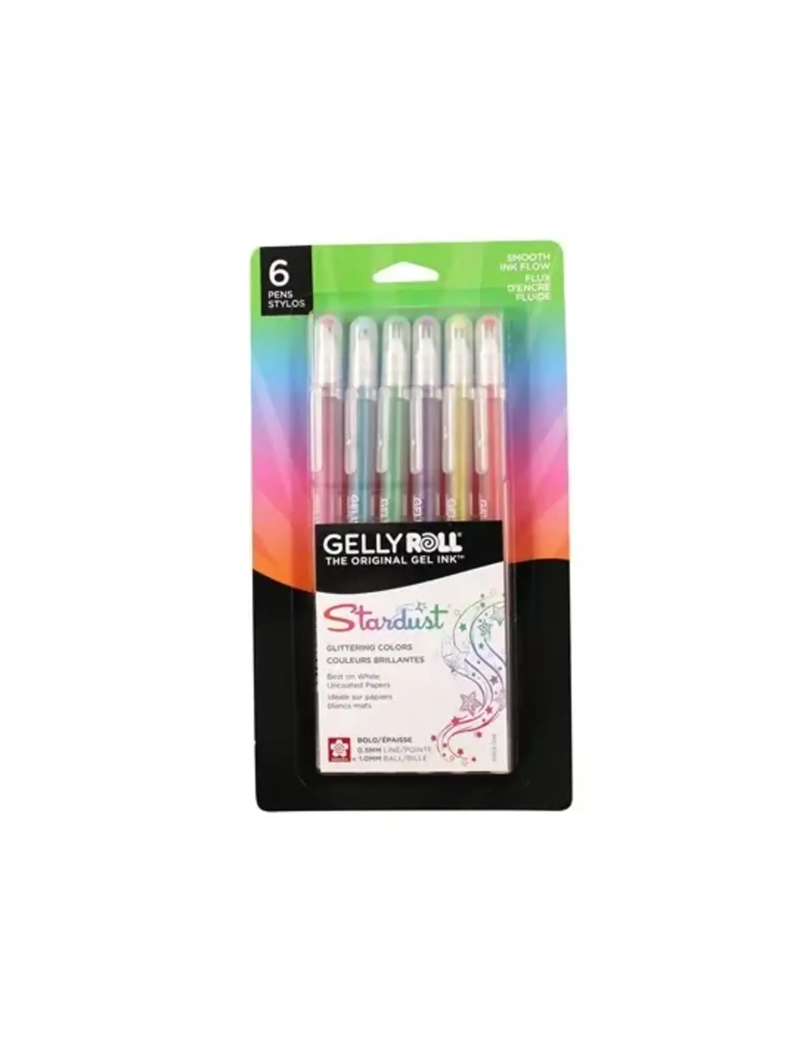 SAKURA SAKURA GELLY ROLL STARDUST GALAXY PEN SET 6/PK
