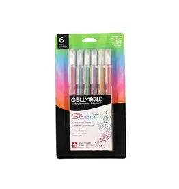 SAKURA SAKURA GELLY ROLL STARDUST GALAXY PEN SET 6/PK