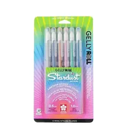 SAKURA SAKURA GELLY ROLL STARDUST METEOR PEN SET 6/PK