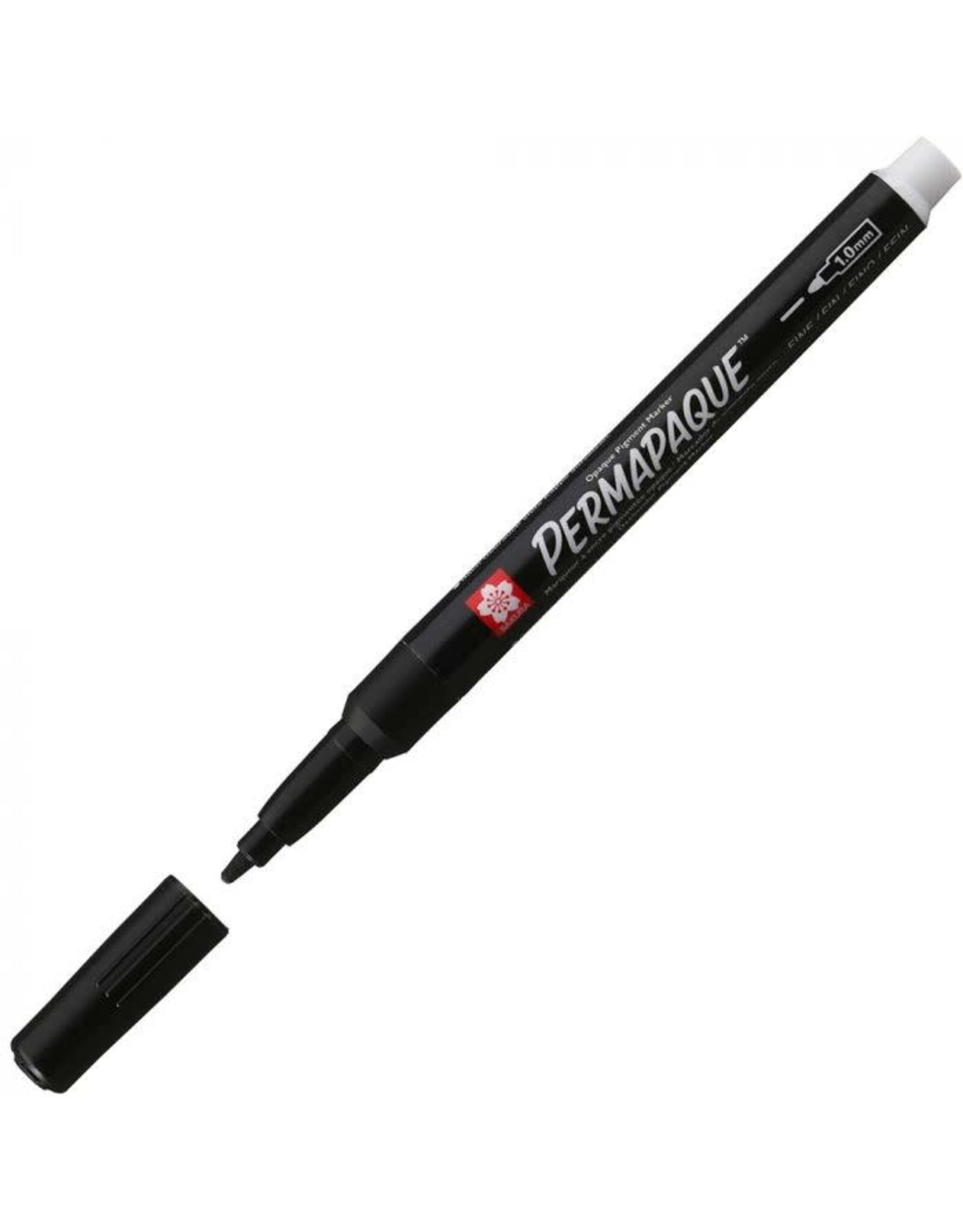 SAKURA SAKURA PERMAPAQUE BLACK FINE TIP OPAQUE PIGMENT MARKER