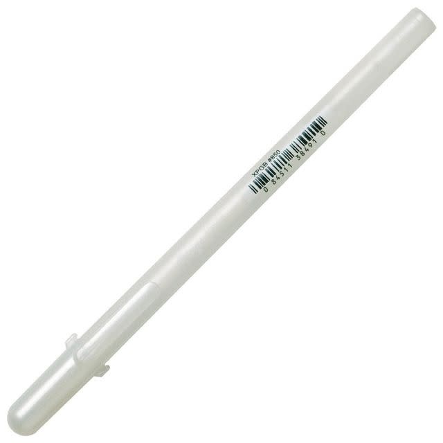 SAKURA GELLY ROLL GLAZE WHITE GEL PEN