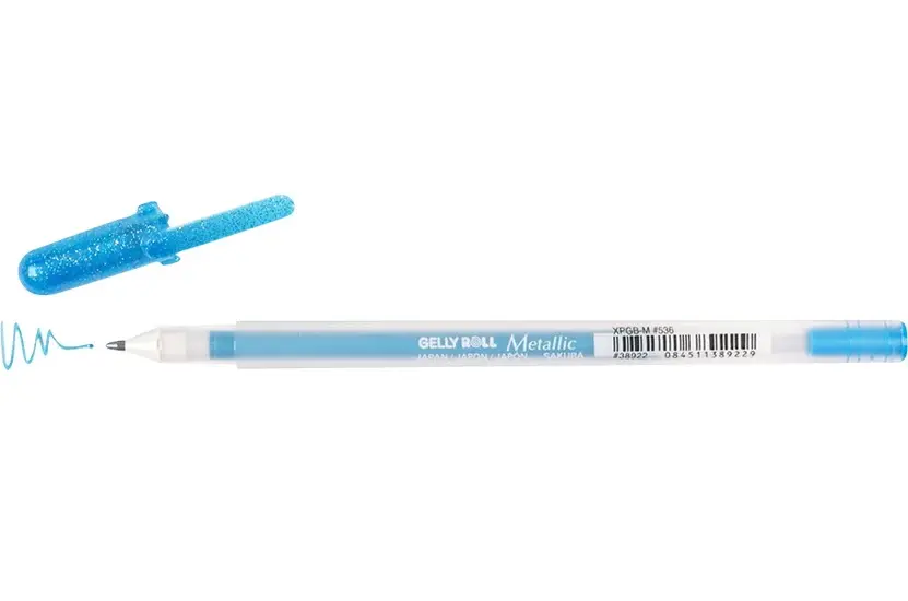 SAKURA SAKURA GELLY ROLL BLUE METALLIC GEL PEN