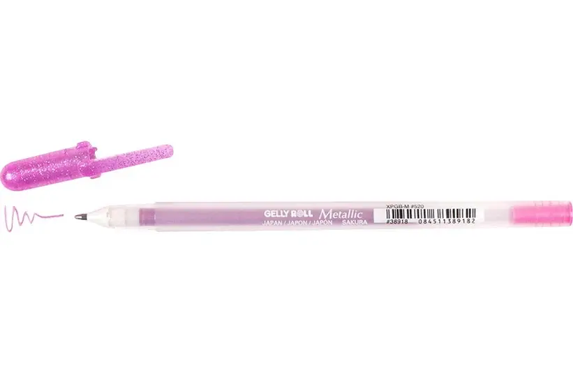 SAKURA SAKURA GELLY ROLL PINK METALLIC GEL PEN