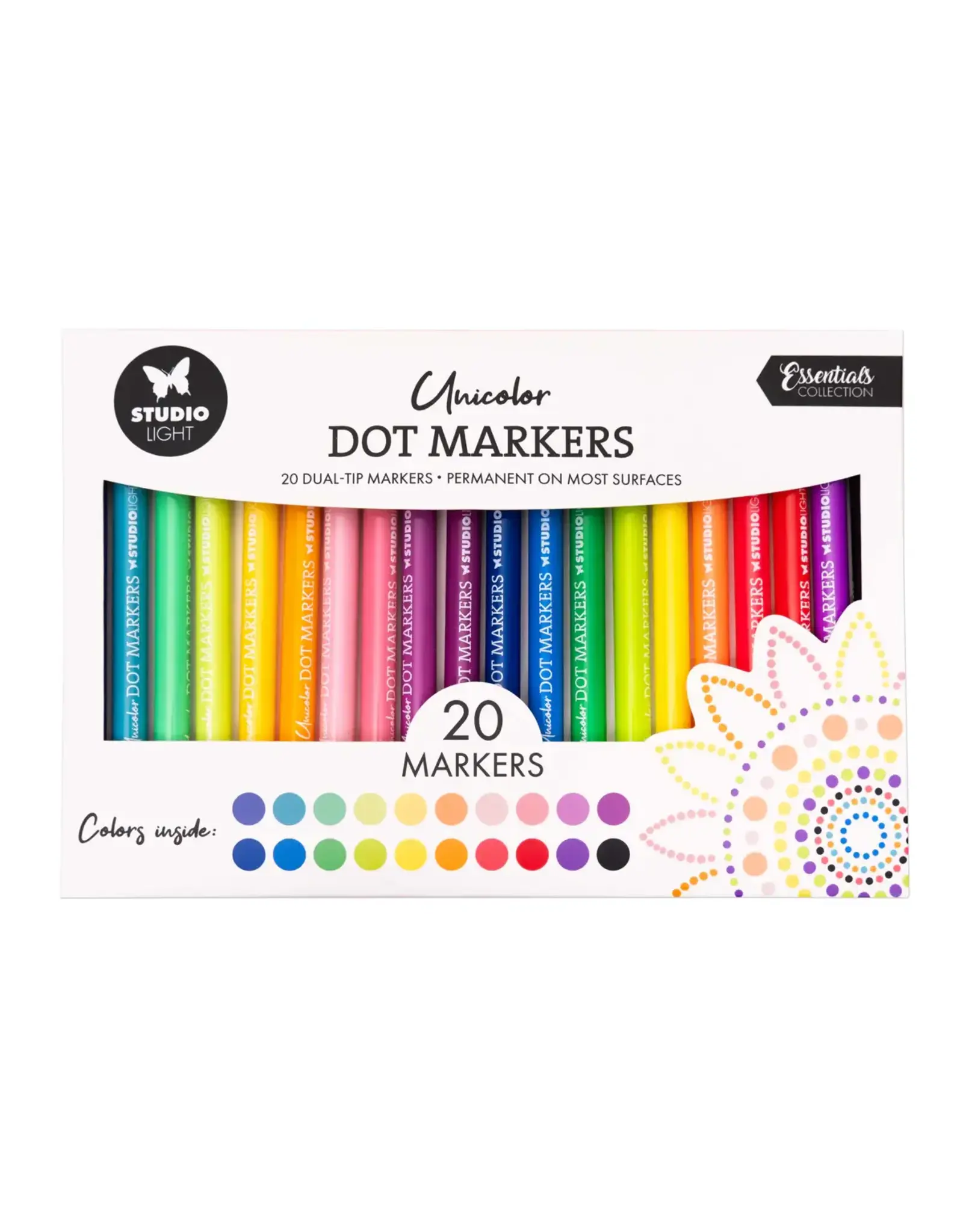 STUDIOLIGHT STUDIOLIGHT UNICOLOR DOT MARKERS