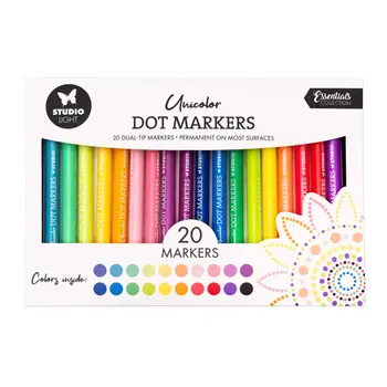 STUDIOLIGHT STUDIOLIGHT ESSENTIALS COLLECTION UNICOLOR DOT MARKERS