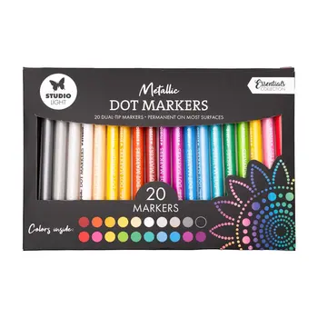 STUDIOLIGHT STUDIOLIGHT ESSENTIALS COLLECTION METALLIC DOT MARKERS