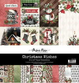 PAPER ROSE PAPER ROSE CHRISTMAS WISHES 12x12 PAPER COLLECTION