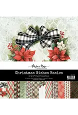 PAPER ROSE PAPER ROSE CHRISTMAS WISHES 12x12 BASICS PAPER COLLECTION