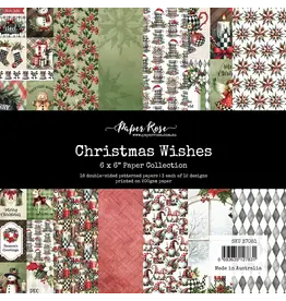 PAPER ROSE PAPER ROSE CHRISTMAS WISHES 6x6 PAPER COLLECTION