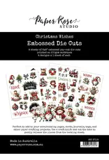 PAPER ROSE PAPER ROSE CHRISTMAS WISHES EMBOSSED DIE CUTS