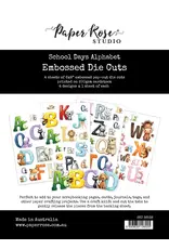 PAPER ROSE PAPER ROSE SCHOOL DAYS ALPHABET EMBOSSED DIE CUTS