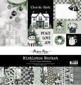 PAPER ROSE PAPER ROSE MISTLETOE MARKET 12x12 PAPER COLLECTION