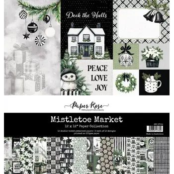 PAPER ROSE PAPER ROSE MISTLETOE MARKET 12x12 PAPER COLLECTION