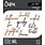 SIZZIX SIZZIX TIM HOLTZ THINLITS HALLOWEEN WORDS/HANDWRITTEN DIE SET