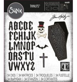 SIZZIX SIZZIX TIM HOLTZ THINLITS VAULT COFFIN BOX DIE SET