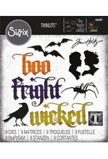 SIZZIX SIZZIX TIM HOLTZ THINLITS VAULT GOTHIC PORTRAITS DIE SET