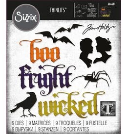 SIZZIX SIZZIX TIM HOLTZ THINLITS VAULT GOTHIC PORTRAITS DIE SET