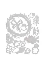 SIZZIX SIZZIX TIM HOLTZ THINLITS VAULT FOLIAGE WREATH DIE SET