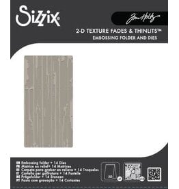 SIZZIX SIZZIX TIM HOLTZ LABORATORY 2D EMBOSSING FOLDER & DIE SET