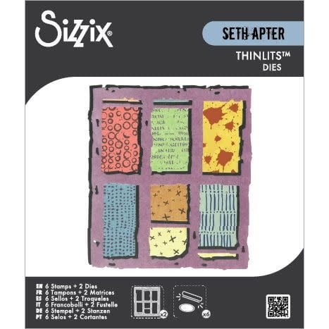 SIZZIX SIZZIX SETH APTER THINLITS VIEWFINDER STAMP & DIE SET