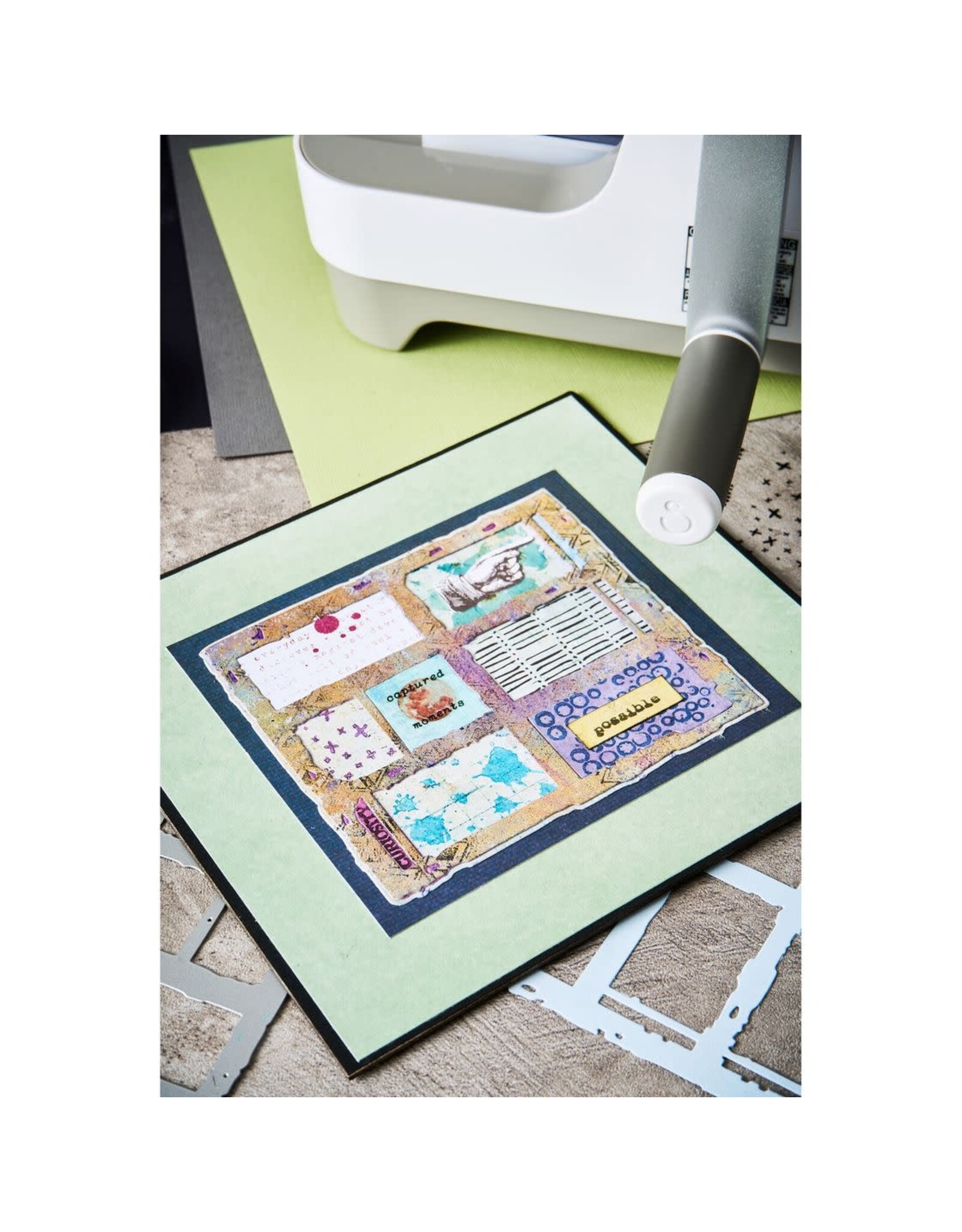 SIZZIX SIZZIX SETH APTER THINLITS VIEWFINDER STAMP & DIE SET