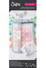 SIZZIX SIZZIX STENCIL & STAMP PRINT & PATTERN TOOL KIT