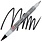 SAKURA SAKURA IDENTI-PEN DUAL-POINT MARKING PEN - BLACK