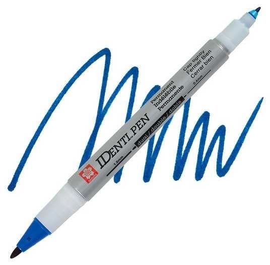 SAKURA SAKURA IDENTI-PEN DUAL-POINT MARKING PEN - BLUE