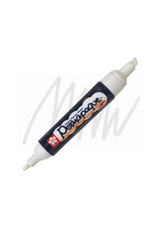 SAKURA SAKURA PERMAPAQUE OPAQUE PAINT MARKER - WHITE DUAL POINT