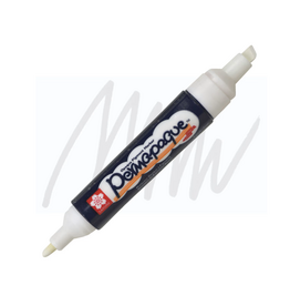 SAKURA SAKURA PERMAPAQUE OPAQUE PAINT MARKER - WHITE DUAL POINT