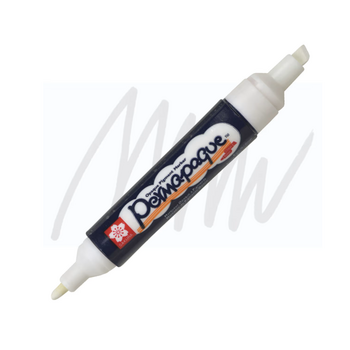 SAKURA SAKURA PERMAPAQUE OPAQUE PAINT MARKER - WHITE DUAL POINT