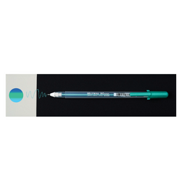SAKURA GELLY ROLL SHIMMER GEL PEN AQUA GREEN