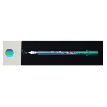 SAKURA GELLY ROLL SHIMMER GEL PEN AQUA GREEN