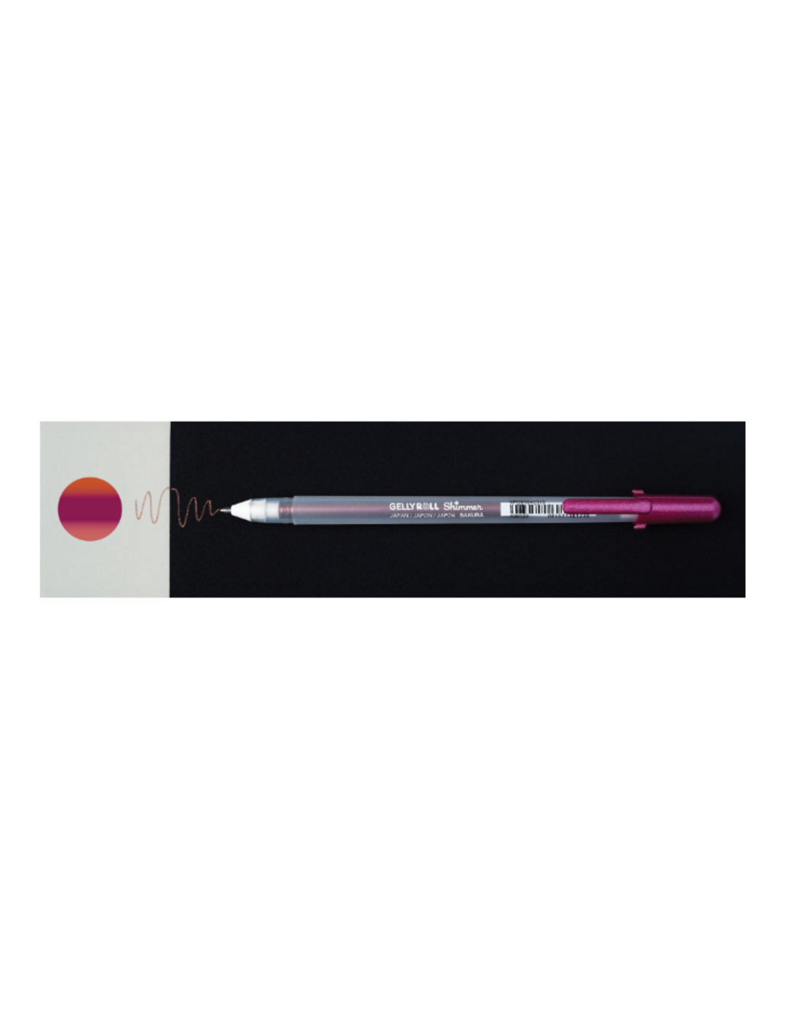 SAKURA GELLY ROLL SHIMMER GEL PEN RED VIOLET