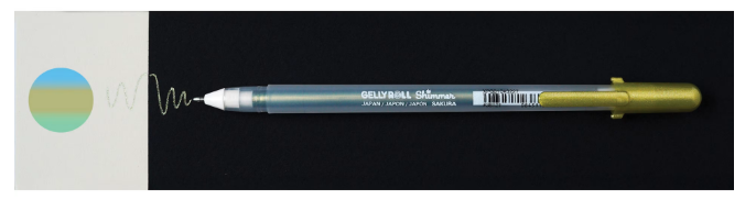 SAKURA GELLY ROLL SHIMMER GEL PEN FRESH GREEN