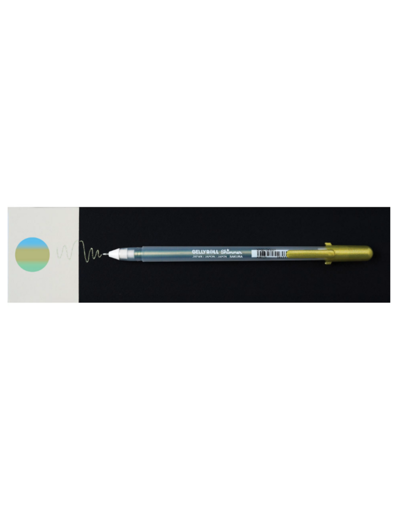 SAKURA GELLY ROLL SHIMMER GEL PEN FRESH GREEN