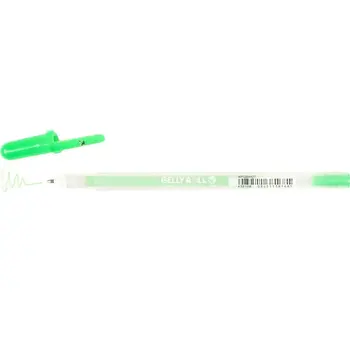 SAKURA GELLY ROLL MOONLIGHT 0.5mm GEL PEN - FLOURESCENT GREEN