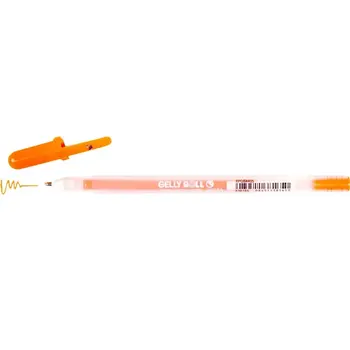 SAKURA GELLY ROLL MOONLIGHT 0.5mm GEL PEN - FLOURESCENT ORANGE