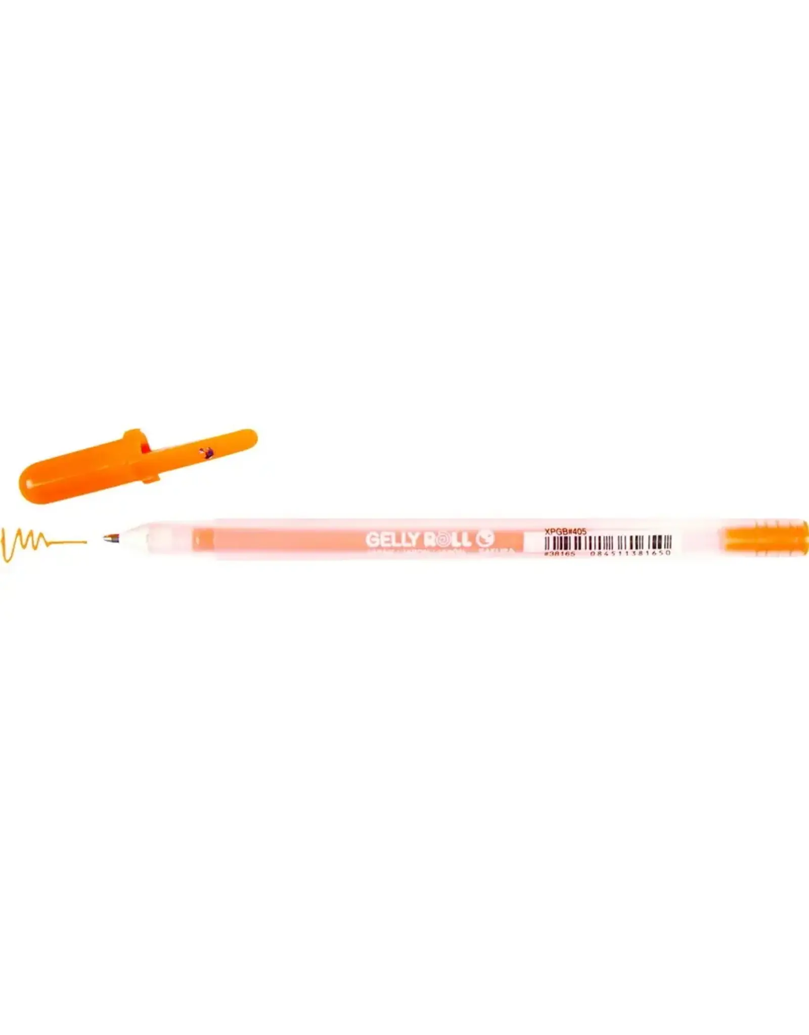 SAKURA GELLY ROLL MOONLIGHT 0.5mm GEL PEN - FLOURESCENT ORANGE