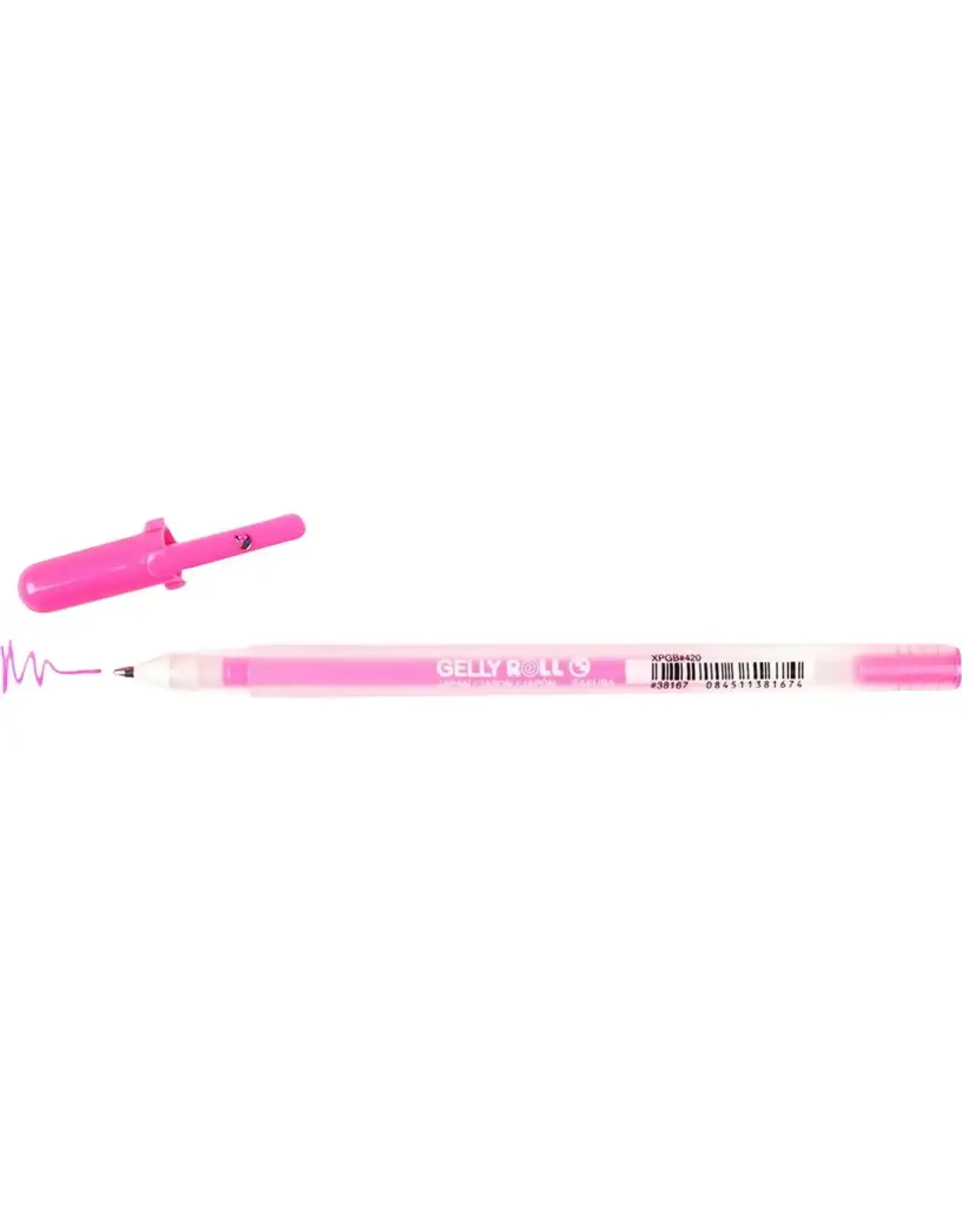 SAKURA GELLY ROLL MOONLIGHT 0.5mm GEL PEN - FLOURESCENT PINK