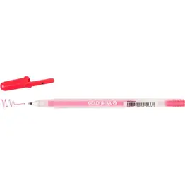 SAKURA GELLY ROLL MOONLIGHT 0.5mm GEL PEN - FLOURESCENT RED