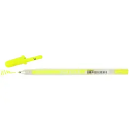SAKURA GELLY ROLL MOONLIGHT 0.5mm GEL PEN - FLOURESCENT YELLOW
