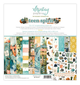 MINTAY MINTAY TEEN SPIRIT COLLECTION PACK 12X12 12 SHEETS + BONUS CUTOUTS