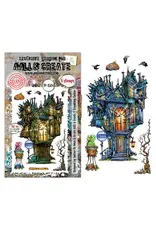 AALL & CREATE AALL & CREATE AUTOUR DE MWA #1504 CREAKING CABIN A6 CLEAR STAMP SET