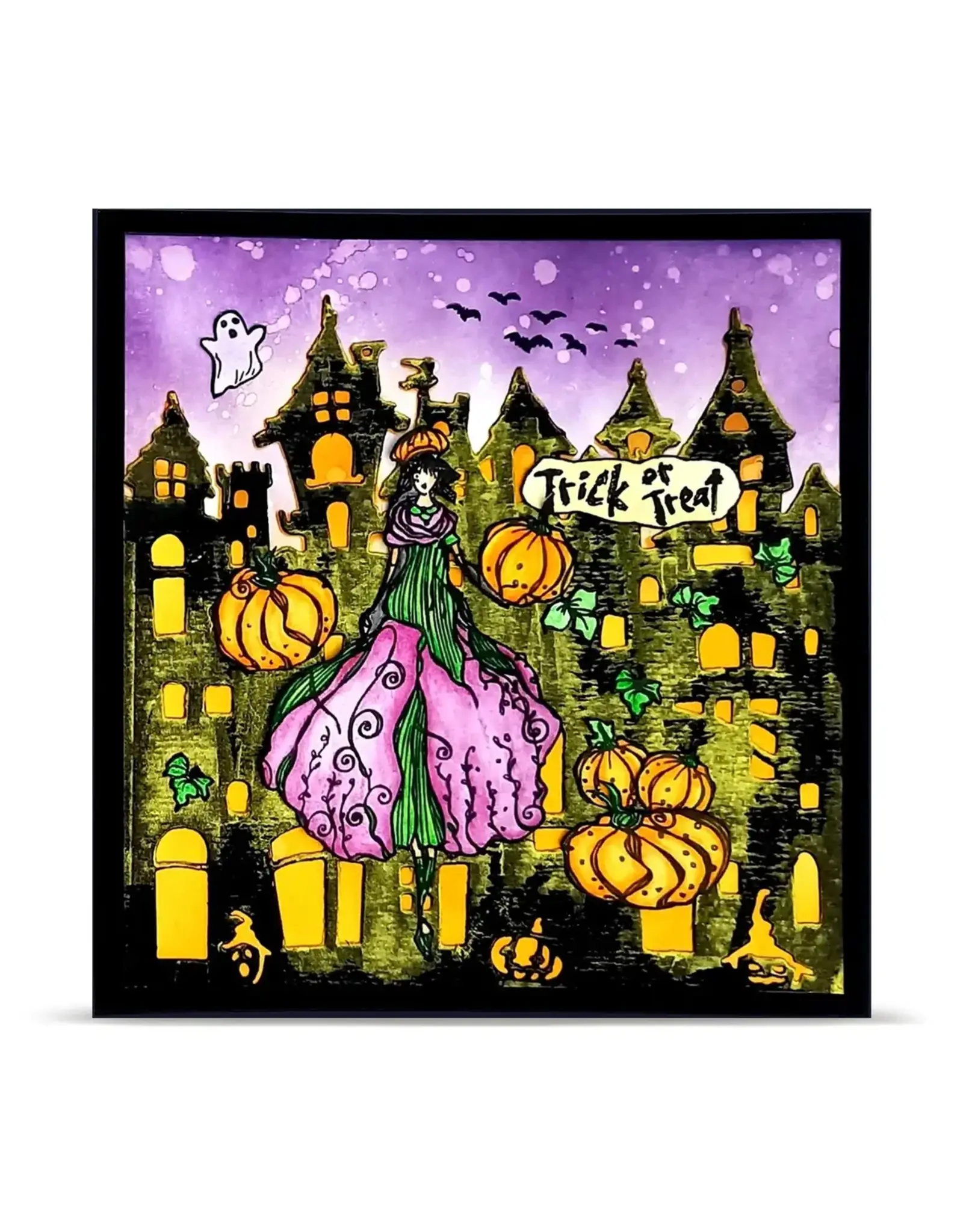 AALL & CREATE AALL & CREATE AUTOUR DE MWA #1503 PHANTOM KEEP A6 CLEAR STAMP SET