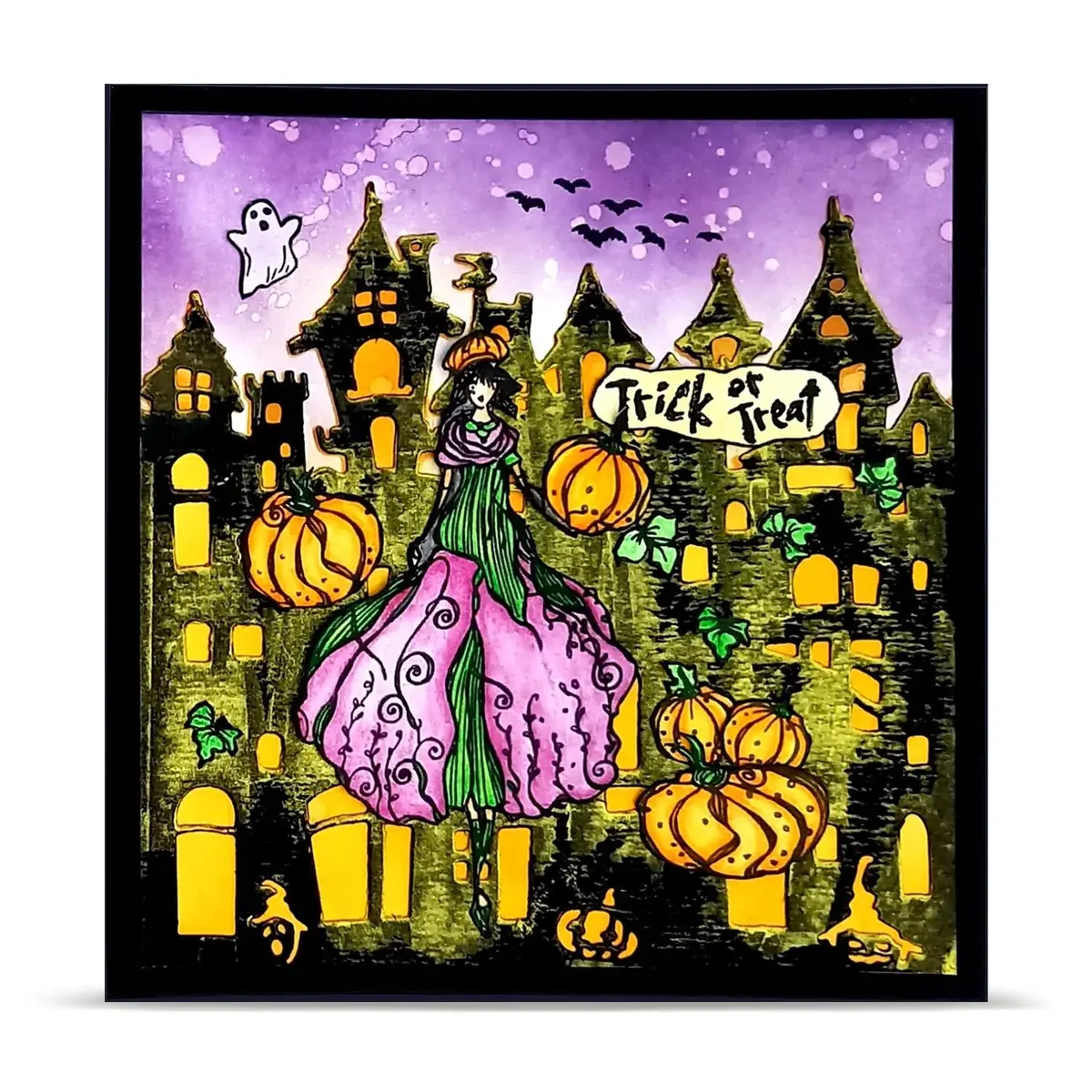 AALL & CREATE AALL & CREATE AUTOUR DE MWA #1503 PHANTOM KEEP A6 CLEAR STAMP SET