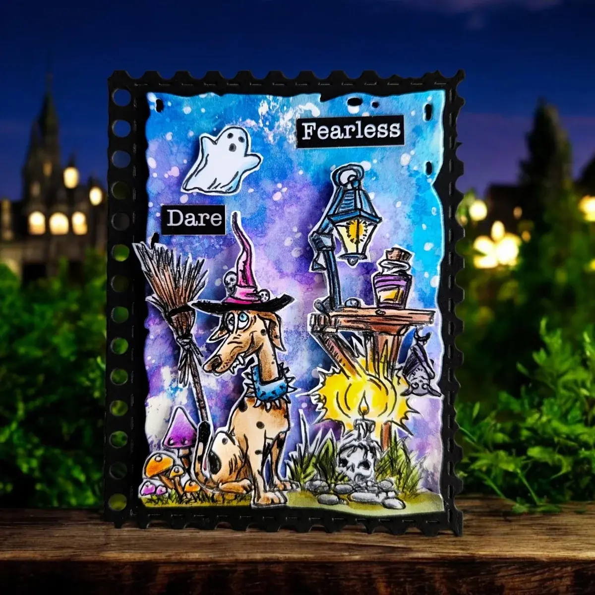 AALL & CREATE AALL & CREATE AUTOUR DE MWA #1503 PHANTOM KEEP A6 CLEAR STAMP SET